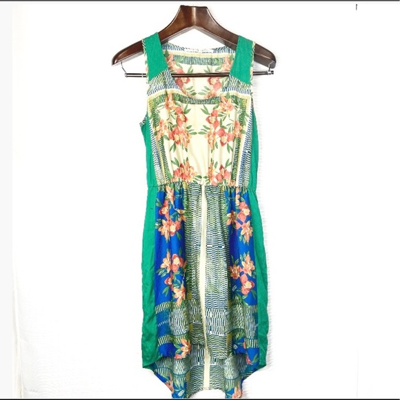StitchFix•CollectiveConcepts•tropical floral flowy high low dress small - Picture 1 of 6